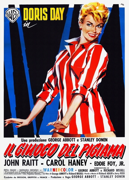The Pajama Game - Italian Movie Poster