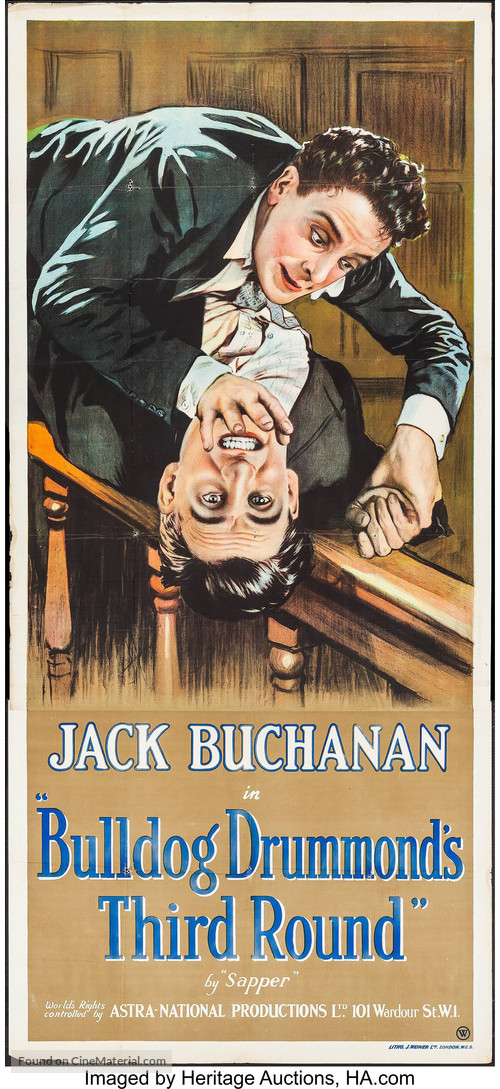 Bulldog Drummond&#039;s Third Round - British Movie Poster