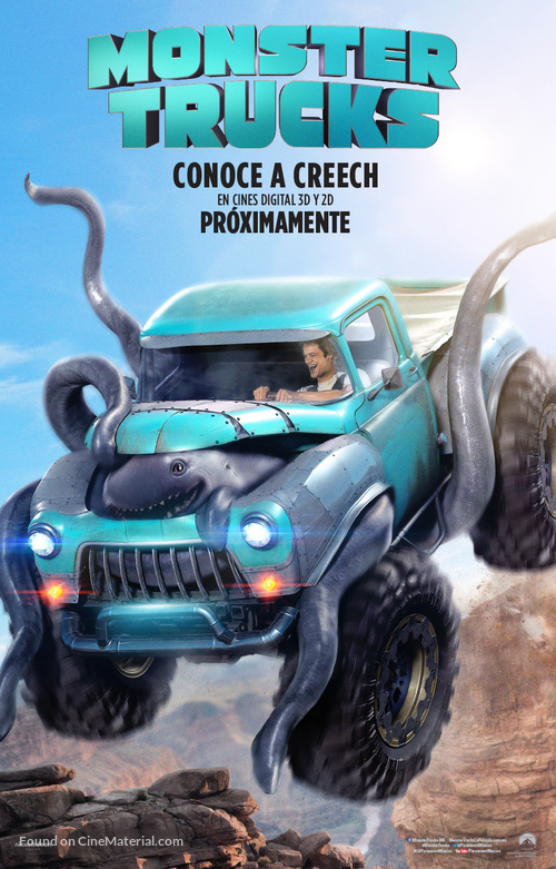 Monster Trucks - Argentinian Movie Poster