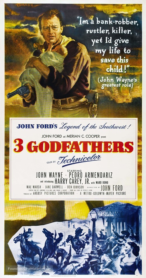 3 Godfathers - Movie Poster