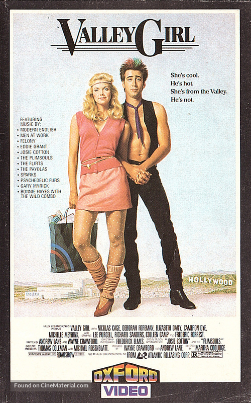 Valley Girl - Finnish VHS movie cover