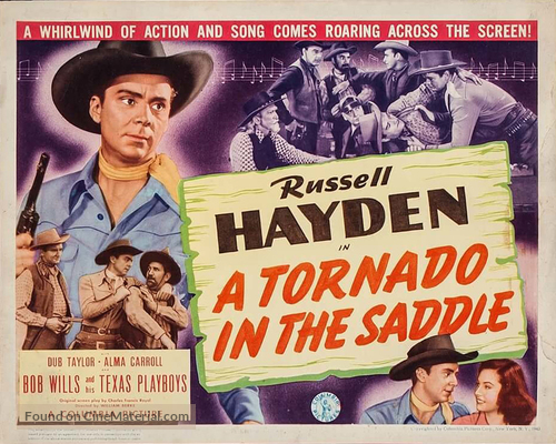 A Tornado in the Saddle - Movie Poster