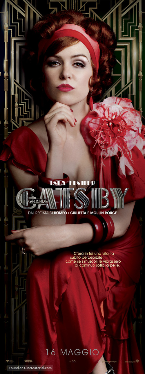 The Great Gatsby - Italian Movie Poster