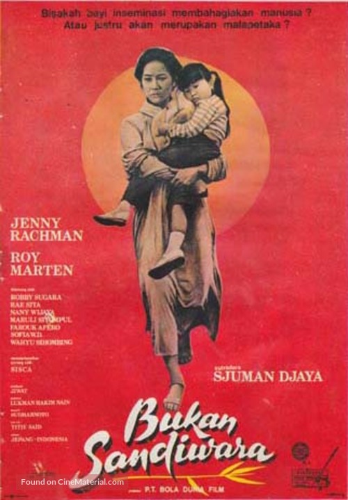 Bukan sandiwara - Indonesian Movie Poster