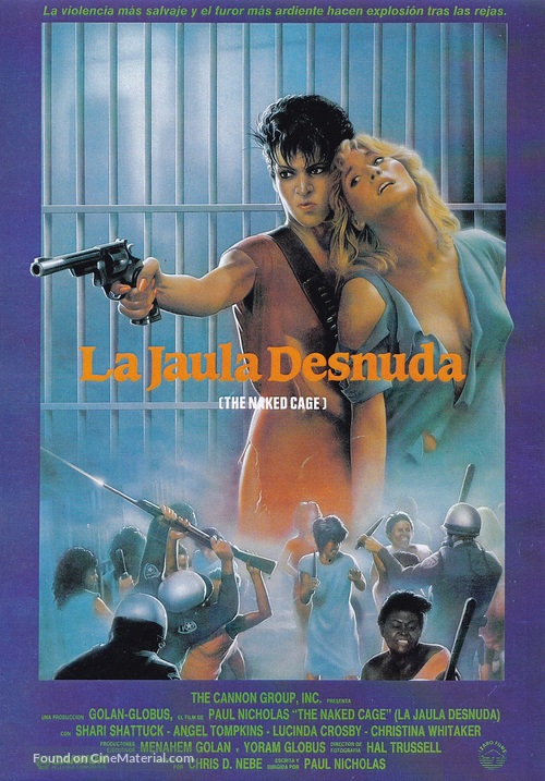 The Naked Cage - Spanish Movie Poster