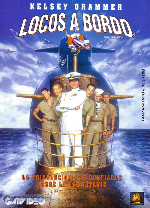 Down Periscope - Argentinian DVD movie cover