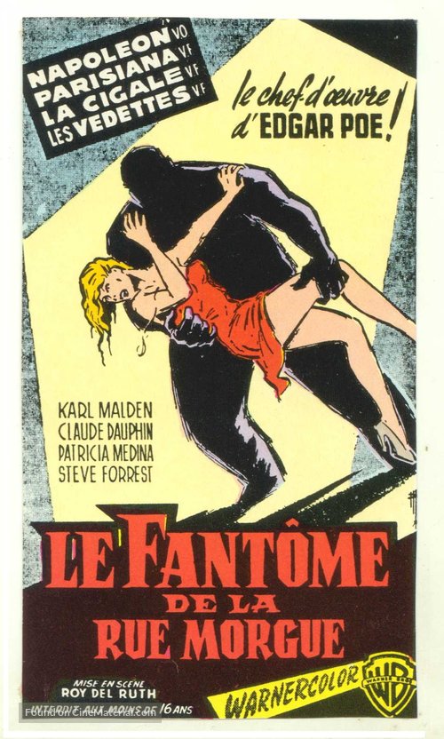 Phantom of the Rue Morgue - French Movie Poster