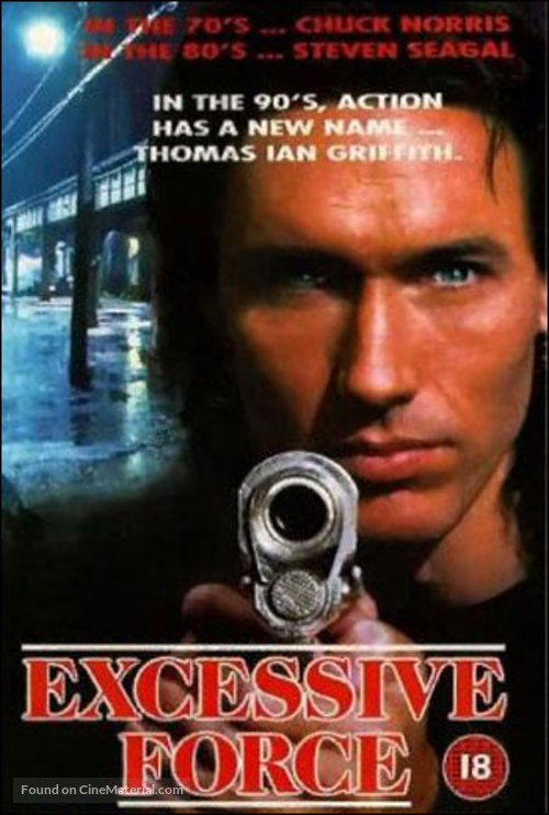 Excessive Force - British VHS movie cover