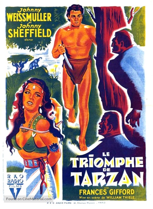 Tarzan Triumphs - French Movie Poster