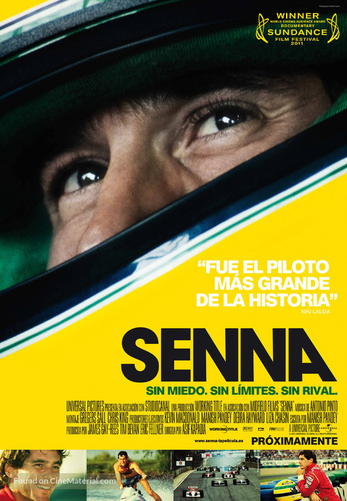 Senna - Spanish Movie Poster