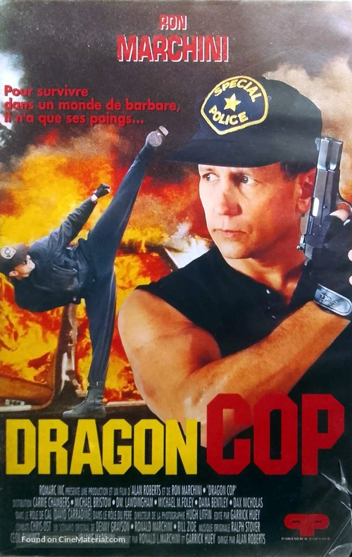 Karate Cop - French VHS movie cover