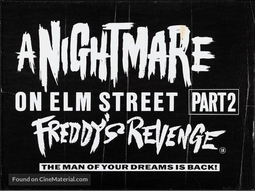 A Nightmare On Elm Street Part 2: Freddy&#039;s Revenge - British Movie Poster