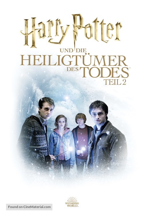 Harry Potter and the Deathly Hallows - Part 2 - German Video on demand movie cover