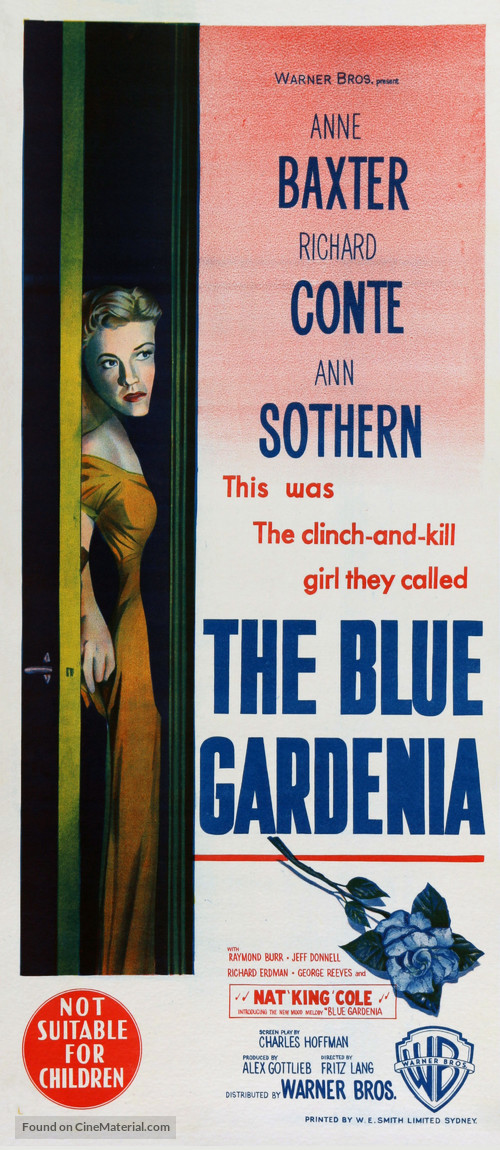 The Blue Gardenia - Australian Movie Cover
