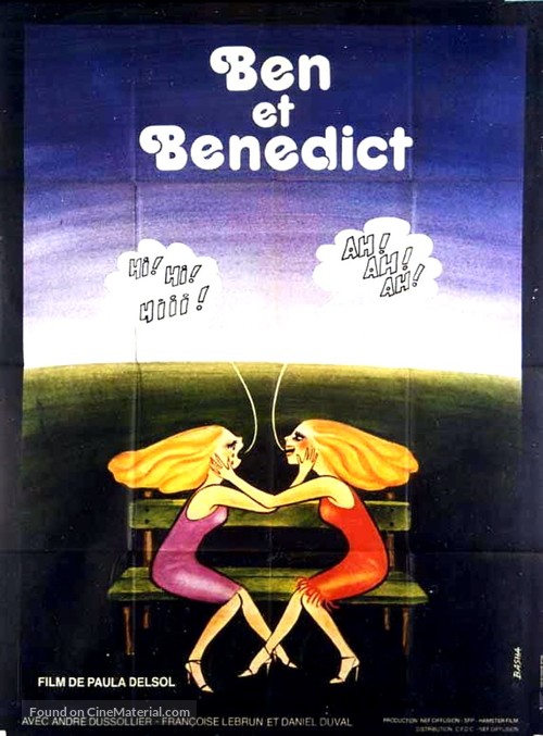 Ben et B&eacute;n&eacute;dict - French Movie Poster