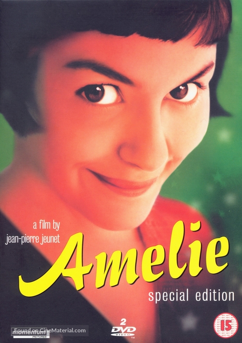 Le fabuleux destin d'Amélie Poulain (2001) British dvd movie cover