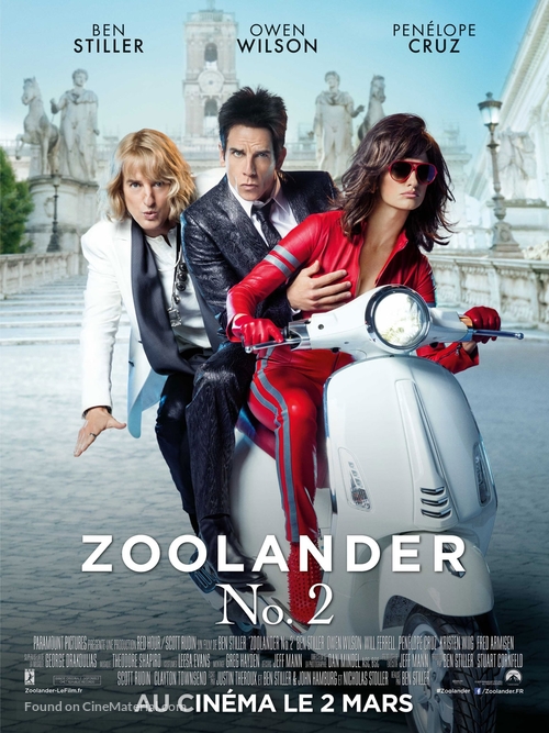 Zoolander 2 - French Movie Poster