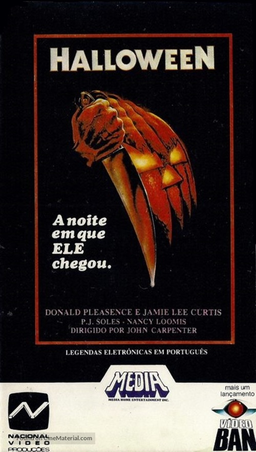 Halloween - Brazilian VHS movie cover