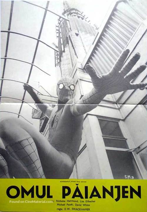 Spider-Man Strikes Back - Romanian Movie Poster