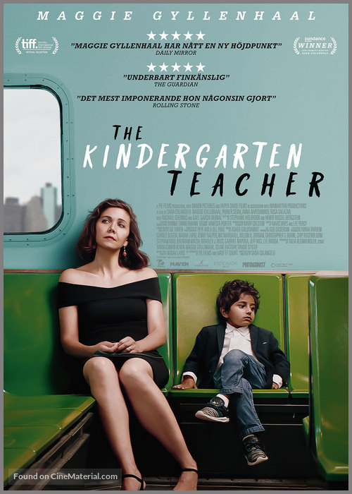 The Kindergarten Teacher - Swedish Movie Poster