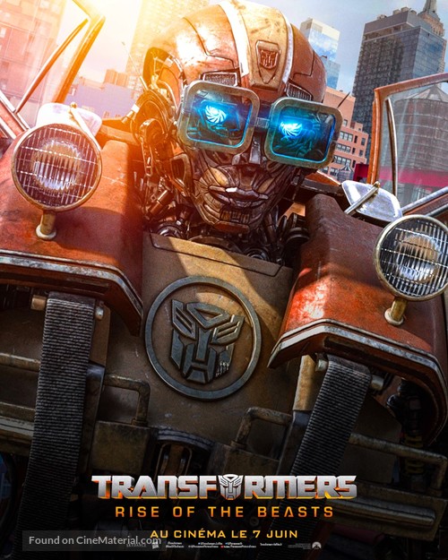 Transformers: Rise of the Beasts - French Movie Poster