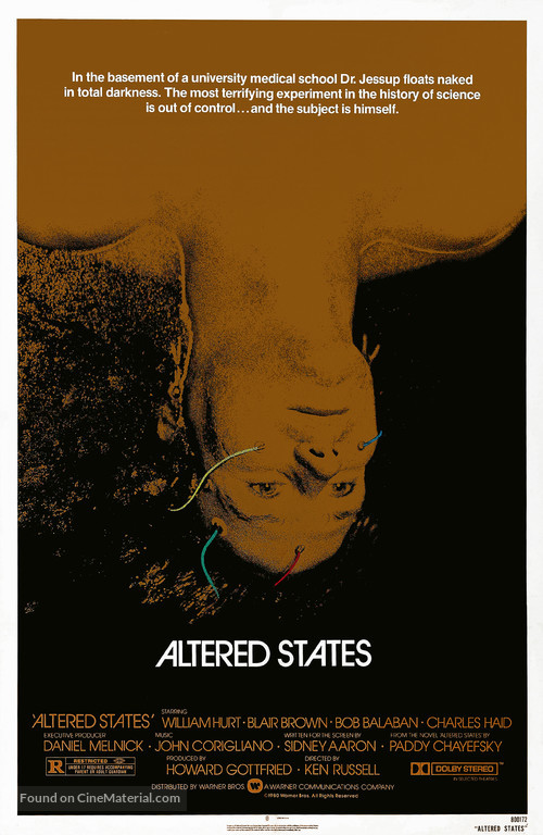 Altered States - Movie Poster