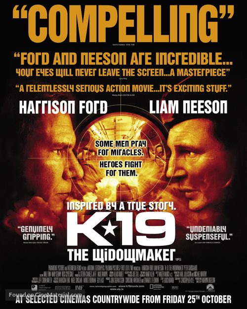 K19 The Widowmaker - Irish Movie Poster