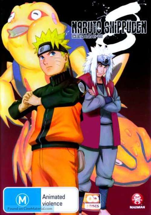 &quot;Naruto: Shipp&ucirc;den&quot; - Australian DVD movie cover