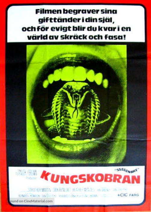 SSSSSSS - Swedish Movie Poster