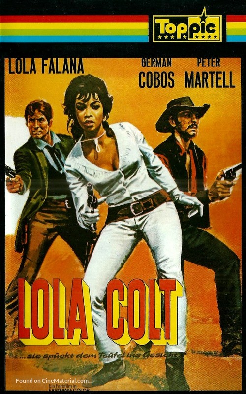 Lola Colt - German VHS movie cover