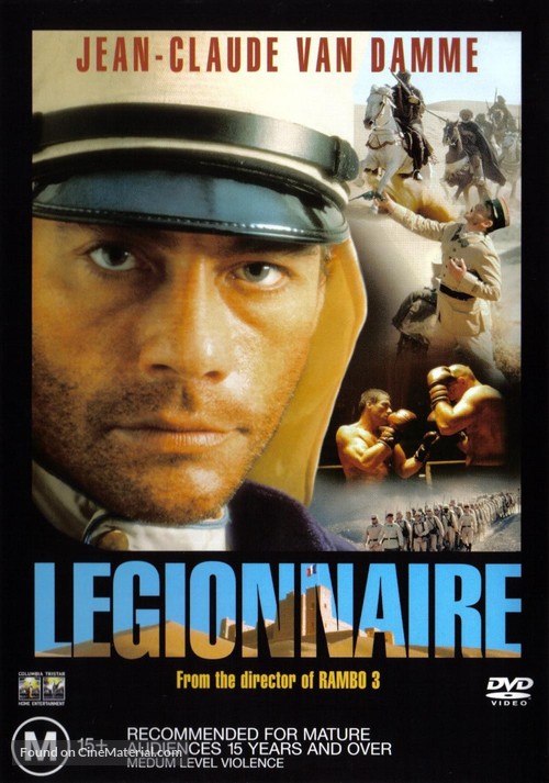 Legionnaire - Australian DVD movie cover