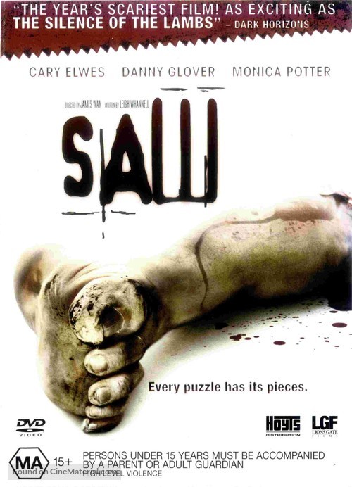 Saw - Australian DVD movie cover