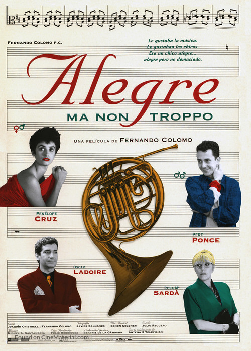 Alegre ma non troppo - Spanish Movie Poster