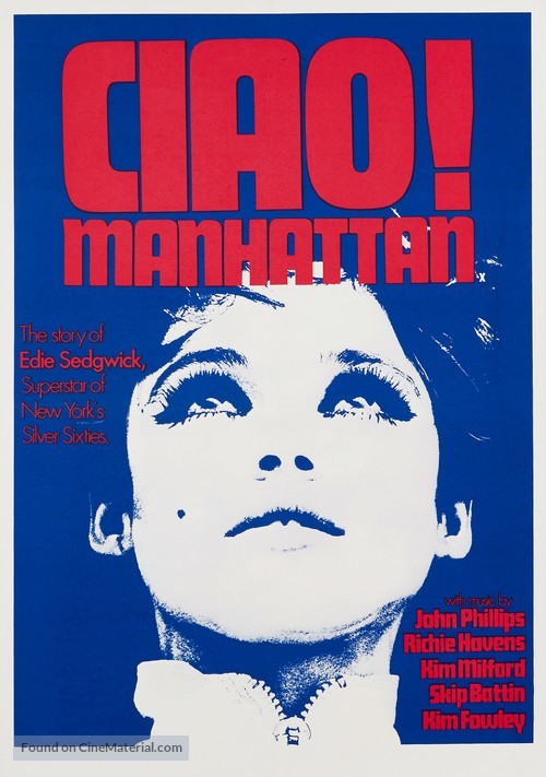 Ciao Manhattan - British Movie Poster