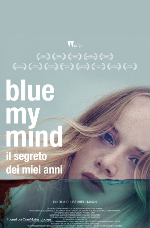 Blue My Mind - Italian Movie Poster