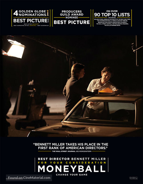 Moneyball - For your consideration movie poster