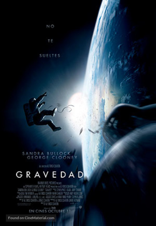 Gravity - Colombian Movie Poster