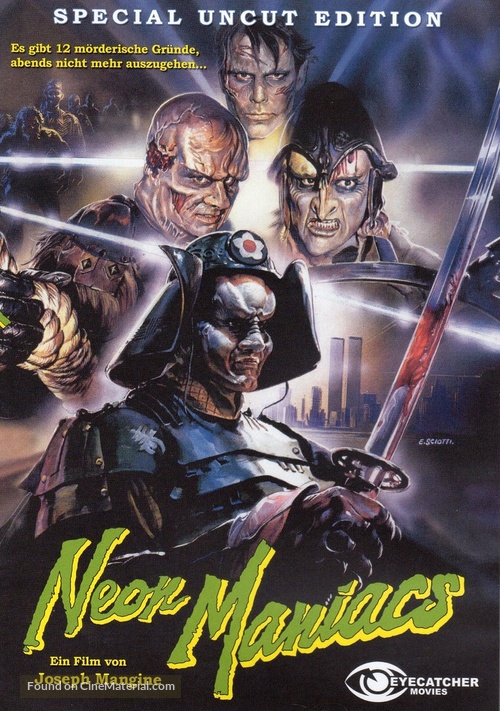 Neon Maniacs - German DVD movie cover