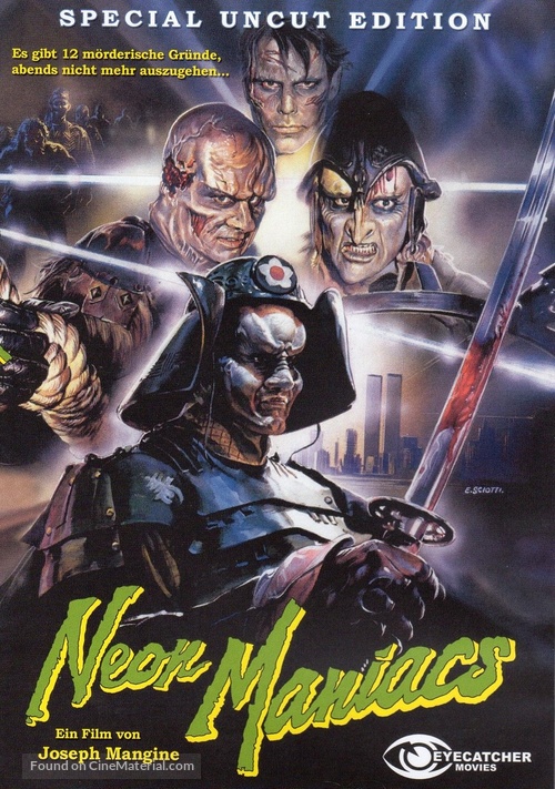 Neon Maniacs - German DVD movie cover