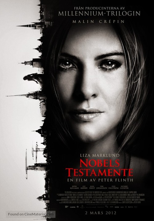 Nobels testamente - Swedish Movie Poster