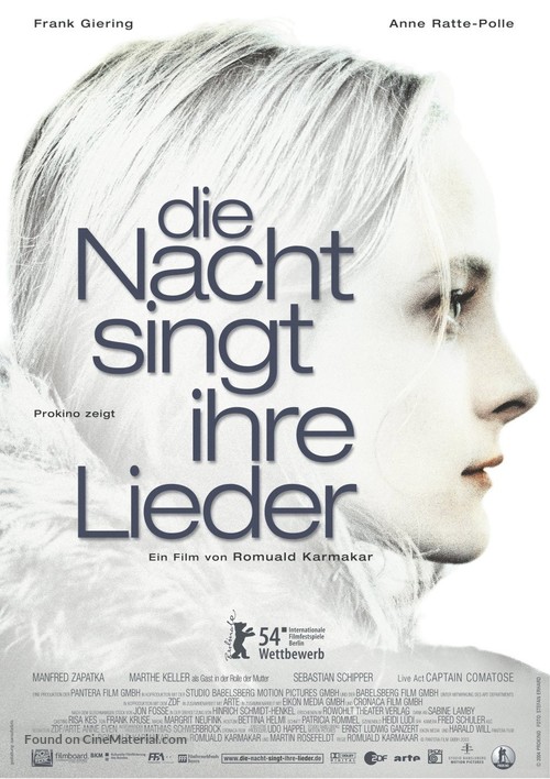 Nacht singt ihre Lieder, Die - German poster