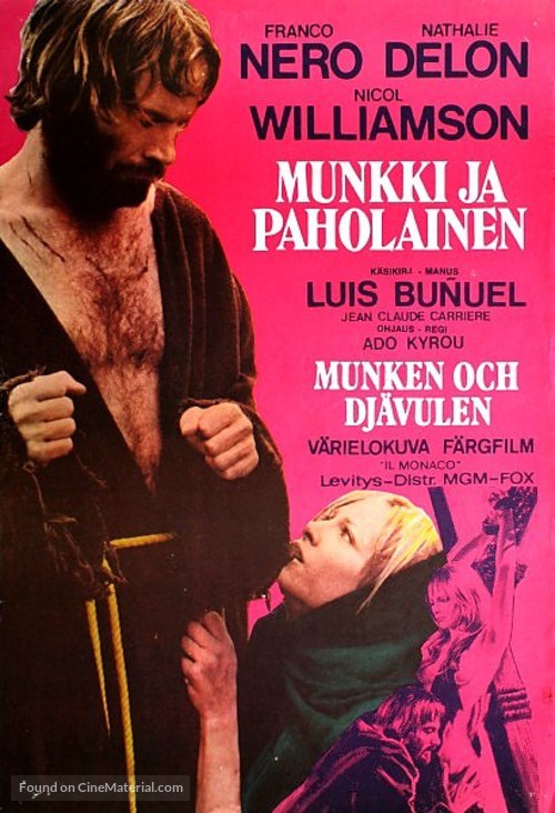 Le moine - Finnish Movie Poster
