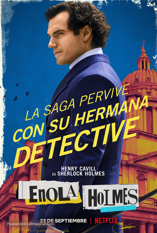 Enola Holmes - Spanish Movie Poster