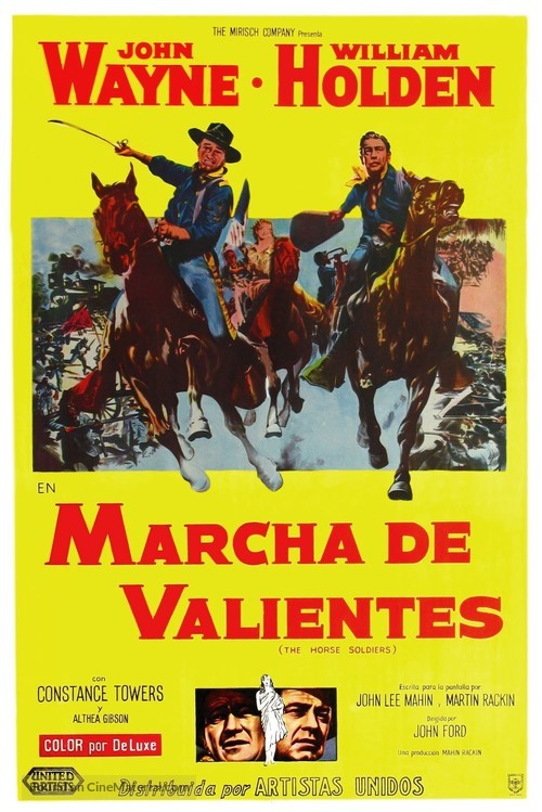 The Horse Soldiers - Argentinian Movie Poster
