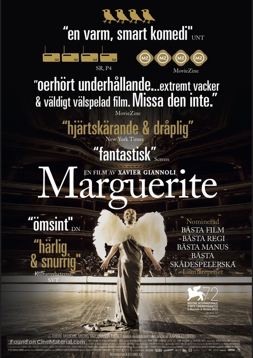 Marguerite - Swedish Movie Poster