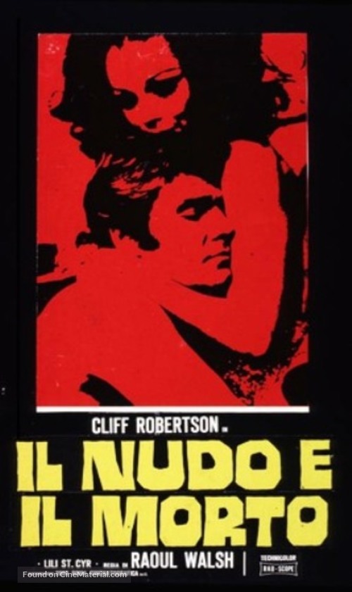 The Naked and the Dead - Italian Movie Poster