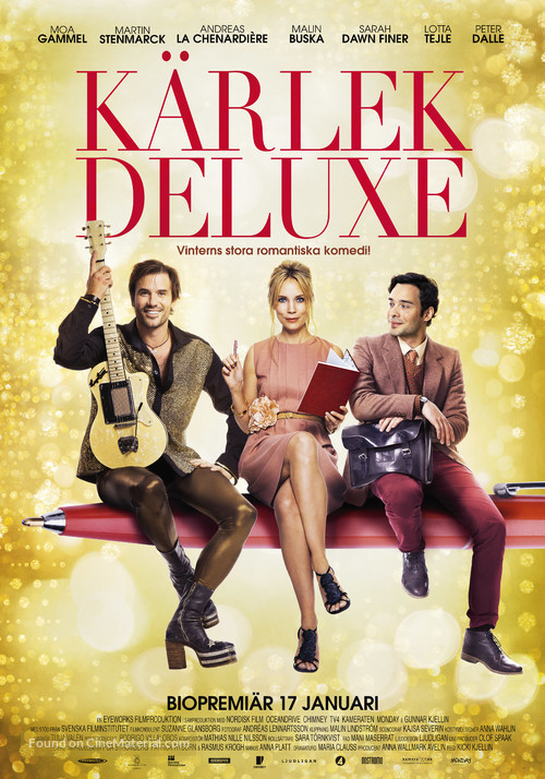 K&auml;rlek deluxe - Swedish Movie Poster