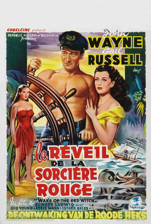 Wake of the Red Witch - Belgian Movie Poster