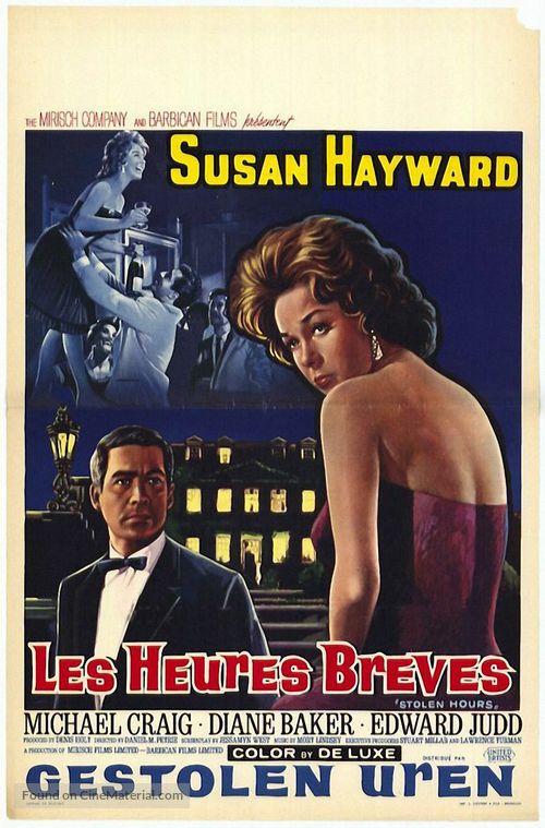Stolen Hours - Belgian Movie Poster