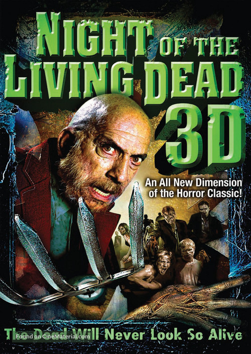 Night of the Living Dead 3D - DVD movie cover